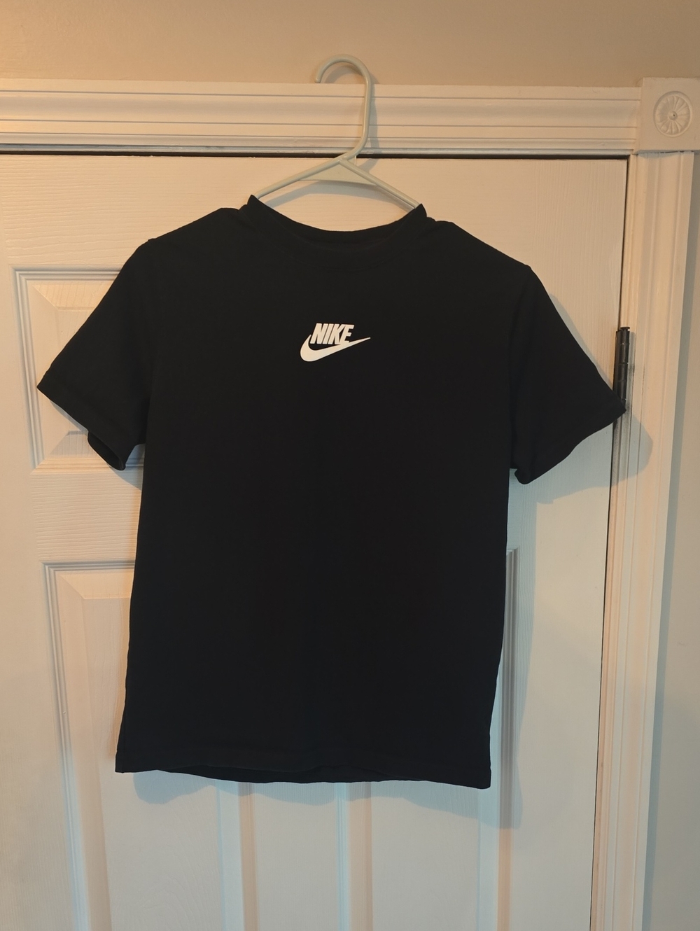 Nike Black Short Sleeve Tee with White Swoosh